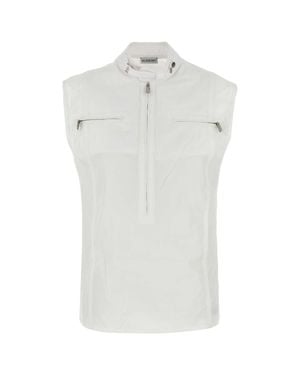 Burberry Cotton Vest - White