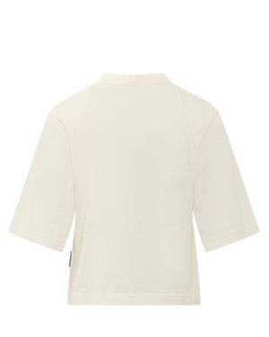 Palm Angels Palm Curved Logo Boxy Tee - White