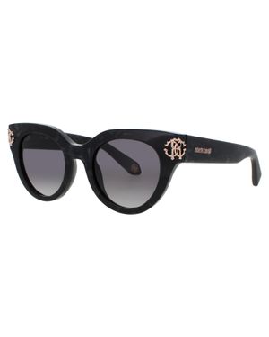 Roberto Cavalli Src065M Acetate Sunglasses 50-23-140 - Black