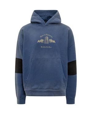 Willy Chavarria Cozy Sweatshirt Hoodie - Blue