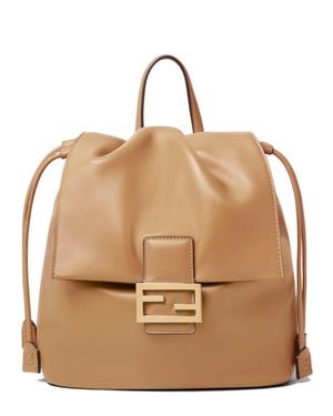 Fendi Ff Backpack - Natural