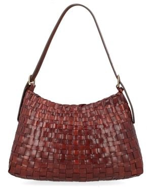 Dragon Diffusion Elegant Leather Handbag - Red