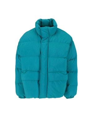 Jil Sander Quilted Down Jacket - Blue