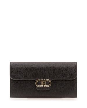 Ferragamo Mini Wallet For Everyday Essentials - Black