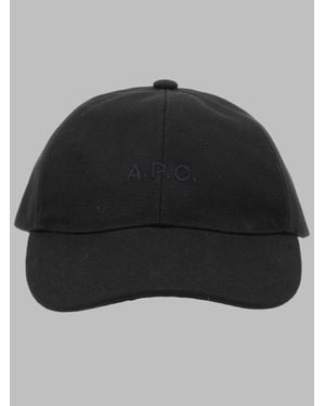 A.P.C. Baseball Cap Charlie - Black