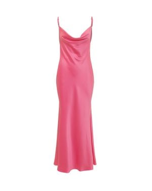 ACTUALEE Mini Chain Dress - Pink