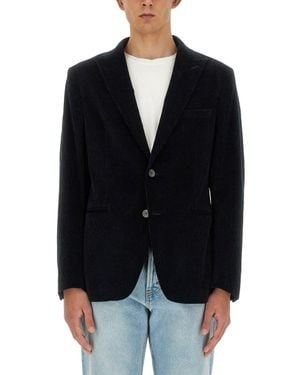 Tonello Single-Breasted Jacket - Black
