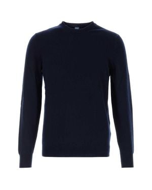 Fedeli Midnight Cashmere Sweater For - Blue