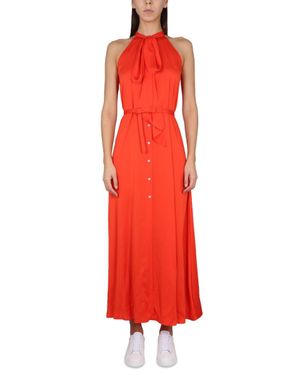 Aspesi Belted Dress - Red