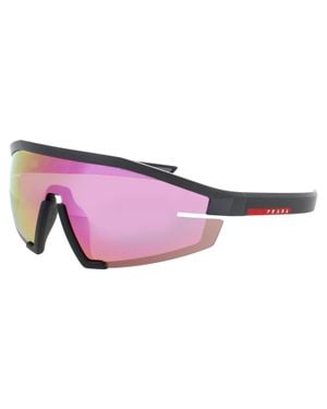 Prada Ps 03Zs Sunglasses 144-0-125 With Case, Plastic - Black