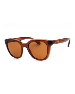 Ferragamo Designer Rectangular Sunglasses - Brown