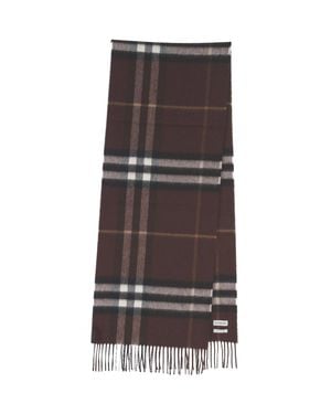 Burberry 100% Cashmere Scarf - Brown