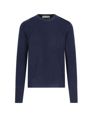 Ballantyne 100% Cashmere Crewneck Sweater For - Blue