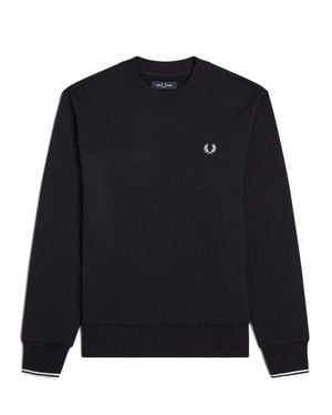 Fred Perry 100% Cotton Sweatshirt - Blue