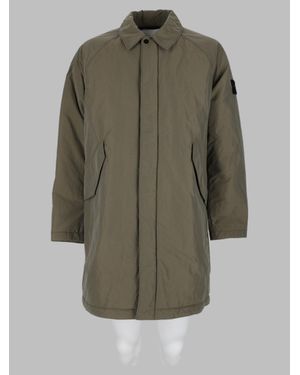 Stone Island Military Trench Coat - Green