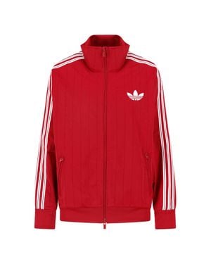 adidas 100% Recycled Polyester Sweatshirt Sweater - Red