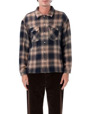 Levi's Plaid Button-Up Shirt - Black