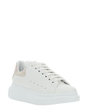 McQueen Oversized Round Toe Sneakers For - White