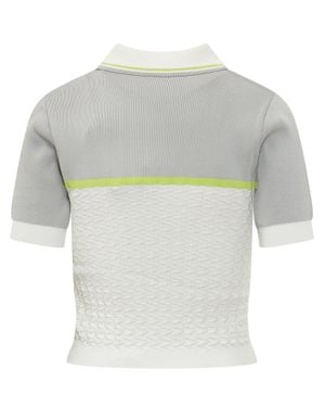 CASABLANCA Sleek Polo Shirt For Tennis - Gray