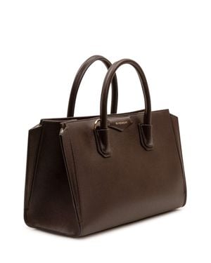 Givenchy Mini Antigona Catchall Handbag - Brown