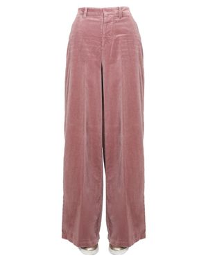 DSquared² High Waisted Wide Leg Pants - Purple