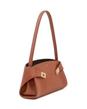 Ferragamo Hug Mini Shoulder Handbag - Brown