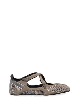 The Attico Ballerina Flats Floor 01 Polyurethane Shoes - Black