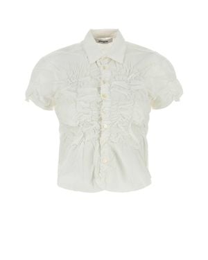 GIMAGUAS Poplin Ron Shirt - White