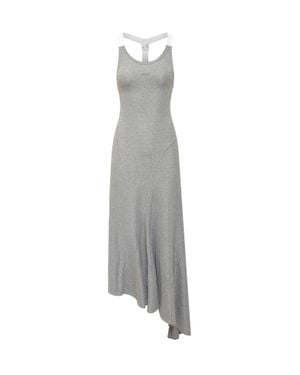 Off-White c/o Virgil Abloh Sleek Suit Mini Dress - Gray