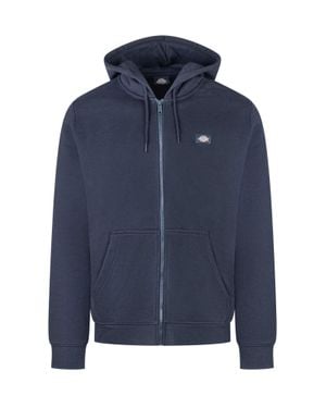 Dickies Stylish Sweatshirt With Zip And Hood - Blue
