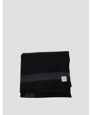 TOTEME Monogram Twill Scarf - Black