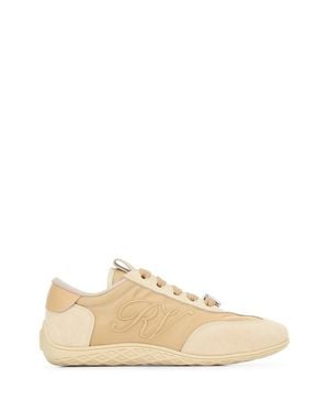 Roger Vivier Viv Low Sneakers - Natural