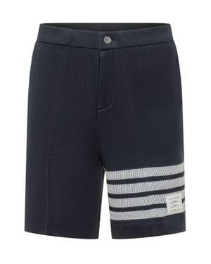 Thom Browne Classic Bermuda Mini Shorts - Blue
