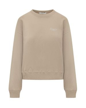 Givenchy Classic Embroidered Logo Sweatshirt - Natural