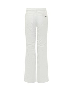 MICHAEL Michael Kors Flared Hem Denim Pants - White