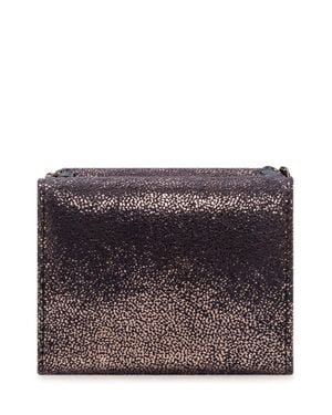 Stella McCartney Trifold Wallet With Chain Detail - Gray