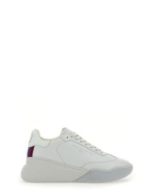 Stella McCartney Diamond Effect Crystal Loop Sneaker - White