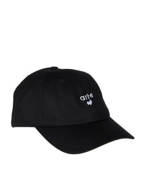 Arte' Heart Logo Cap For - Black