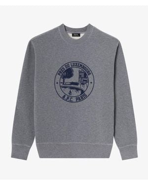 A.P.C. A. P.C. Premium Organic Cotton Sweatshirt - Gray