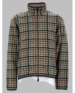 Moncler Zip-Up Fleece Jacket - Gray