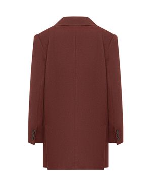 Max Mara Elegant Camel Blazer - Red