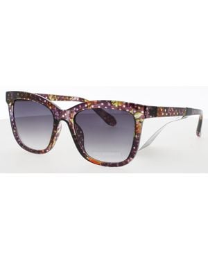 Open Box Acetate Sunglasses, Ll13 Style, Gradient Lenses - Black