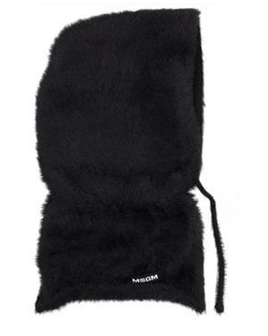 MSGM Knitted Balaclava - Black