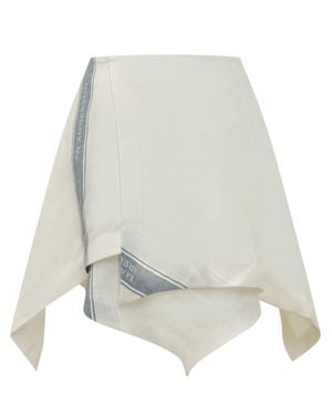 JW Anderson J. W. Anderson Asymmetrical Mini Skirt - White