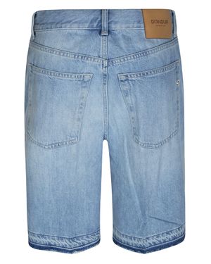 Dondup Frayed Hem Bermuda Shorts For - Blue