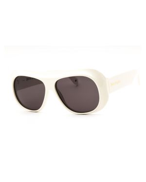 Palm Angels Elfin Acetate Oval Sunglasses - Brown