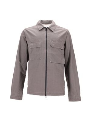 Paul Smith Zip-Front Overshirt - Gray
