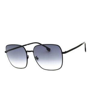 BOSS Rectangular Metal Sunglasses - Blue