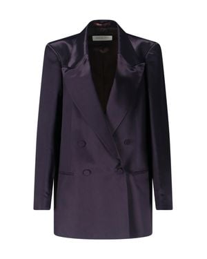 Dries Van Noten 100% Viscose Jacket - Blue