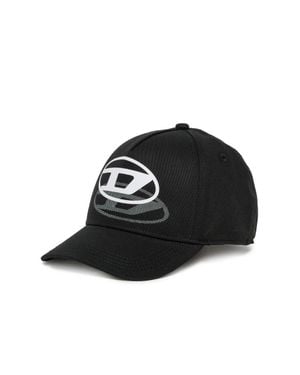 DIESEL Hat With Logo - Black